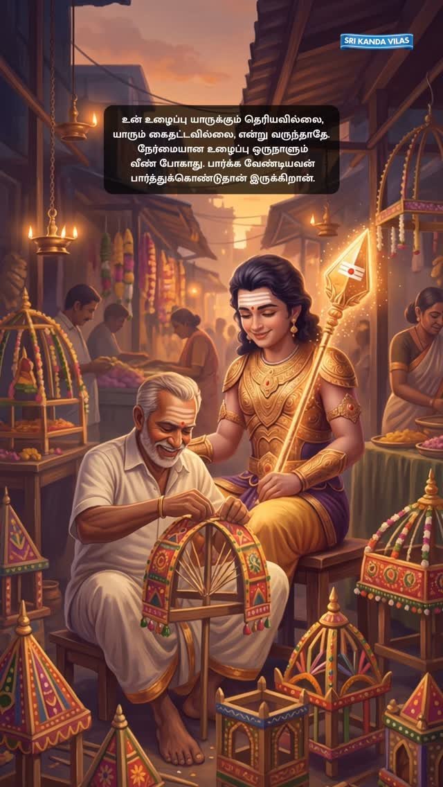 உன் உழைப்பு ஒருபோதும் வீணாகாது.

#lordmurugan #wordsofwisdom #mindfulness #mentalclarity #innerpeace